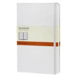 Записная книжка Moleskine Classic (в линейку), Large, белая