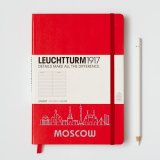 Leuchtturm1917 Medium Notebook Red Moscow Edition