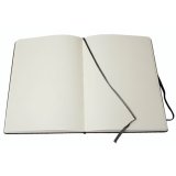Записная книжка Moleskine Folio (нелинованная), A4, черная