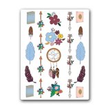 Boho Signs. Лист виниловых наклеек А6