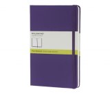 Записная книжка Moleskine Classic (нелинованная), Large, фиолетовая