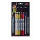 Copic Ciao Набор маркеров 6 цветов Manga 8 (x6)