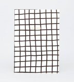 Red Wooden Flag Grid journal A5