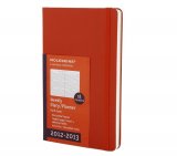 Еженедельник Moleskine Classic (18 мес., 2012/13), Pocket, красный