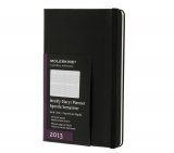 Еженедельник Moleskine Classic (вертикальный, 2013), Large, черный