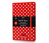 Moleskine Minnie Mouse, записная книжка, нелинованная, Large, красная
