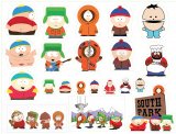 Южный Парк (South Park). Лист виниловых наклеек А4
