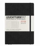 Leuchtturm1917 Еженедельник-блокнот на 2017-18 год (на 18 месяцев), неделя на странице Medium