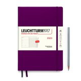 Leuchtturm1917 Еженедельник-блокнот на 2023 год, Composition неделя на странице, Port Red (винный) B5