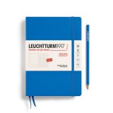 Leuchtturm1917 Еженедельник-блокнот на 2025 год, неделя на странице, Sky (небесный) А5 Medium