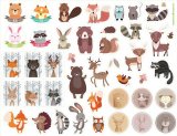 Animals. Лист виниловых наклеек А4