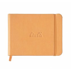 Rhodia Блокнот Webnotebook 140х110 мм оранжевый (в точку) А6