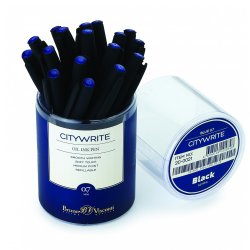 Bruno Visconti CityWrite Black (0,7 мм, синие чернила)