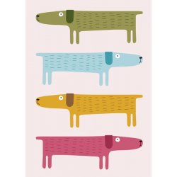 Набор из 3-х тетрадей teNeues GreenBooklets - Kate Larsen Dogs
