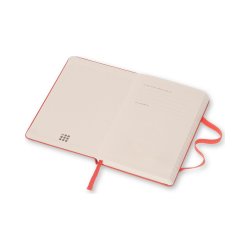 Записная книжка Moleskine Classic (в линейку), Pocket, красно-оранжевая