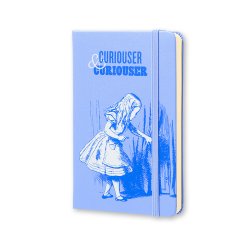Записная книжка Moleskine Alice (нелинованный), Pocket, голубая Записная книжка Moleskine Alice (нелинованный), Pocket, голубая
