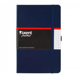 Axent Записная книжка Partner, А5-, 96 листов, в клетку, синяя