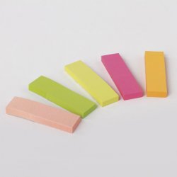 BRAUBERG Закладки самоклеящиеся неоновые, бумажные, 50х14 мм, 5х50 л.