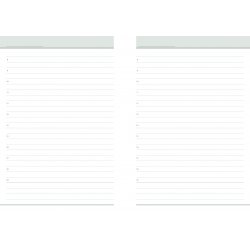 Bon Carnet NOVASKIN LOCK ежедневник недатированный, A5+