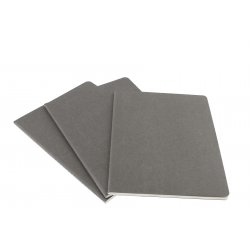 Записная книжка Moleskine Cahier (в линейку, 3 шт.), XLarge, серая
