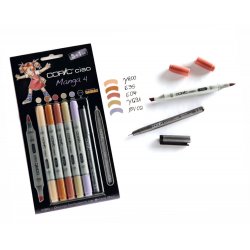 Copic Ciao Набор маркеров 6 цветов Manga 4 (x6)