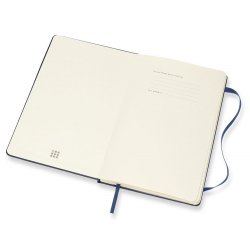 Moleskine Еженедельник Classic WKNT (2019), Large, синий сапфир
