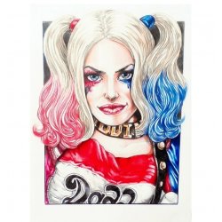 Harley Quinn №1. Одиночная наклейка А6