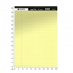 INDINOTES Legal Pad A4 (x10)