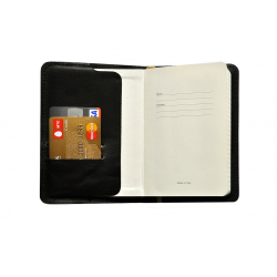 Black Leather Cover Large