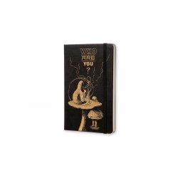 Записная книжка Moleskine Alice (нелинованная), Large, черная