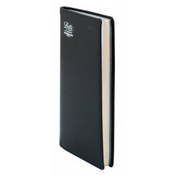 Letts Датированный еженедельник 2019 GLOBAL DELUXE A6, натуральная кожа, черный