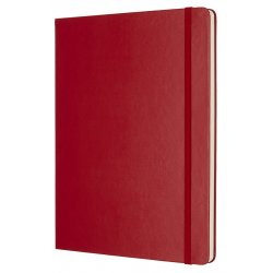 Записная книжка Moleskine Classic (нелинованная), XLarge, красная