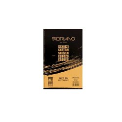 Fabriano Schizzi - блокнот-склейка для графики и каллиграфии A5