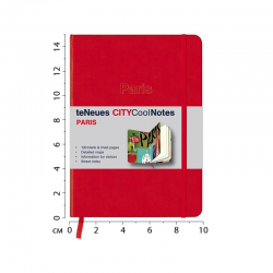 teNeues City CoolNotes Paris Red