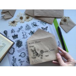 Mail art - 3. Лист виниловых наклеек А4