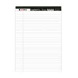INDINOTES Legal Pad White - белый юридический блокнот А4