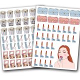 Make Up Set. Комплект из двух виниловых наклеек А6