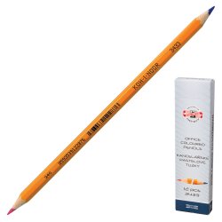 KOH-I-NOOR двухцветный карандаш (3,2 мм, красно-синий)