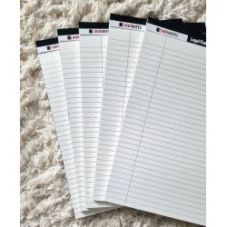 INDINOTES Legal Pad Ivory A4