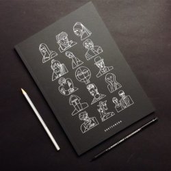 Подписные издания скетчбук Портреты A4 (уцененный товар)